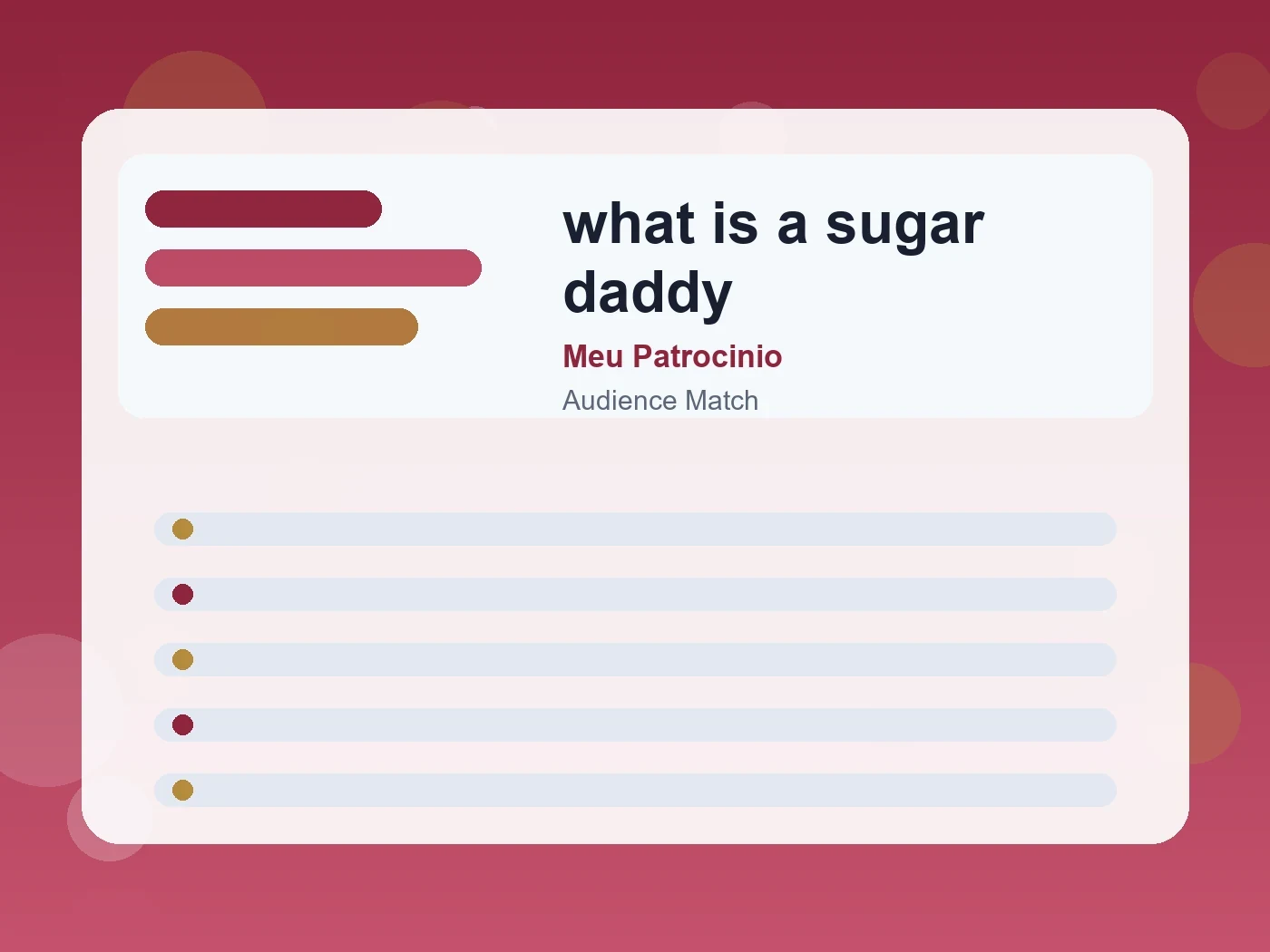 Meu Patrocinio what is a sugar daddy guide visual