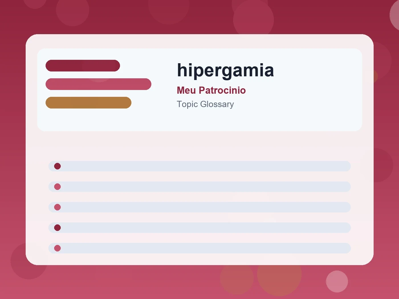Meu Patrocinio hipergamia guide visual