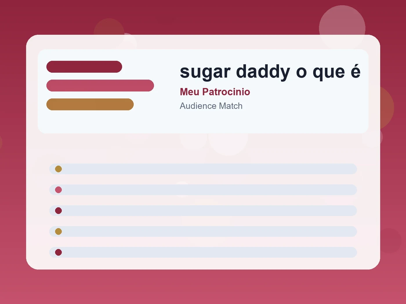 Meu Patrocinio sugar daddy o que é guide visual
