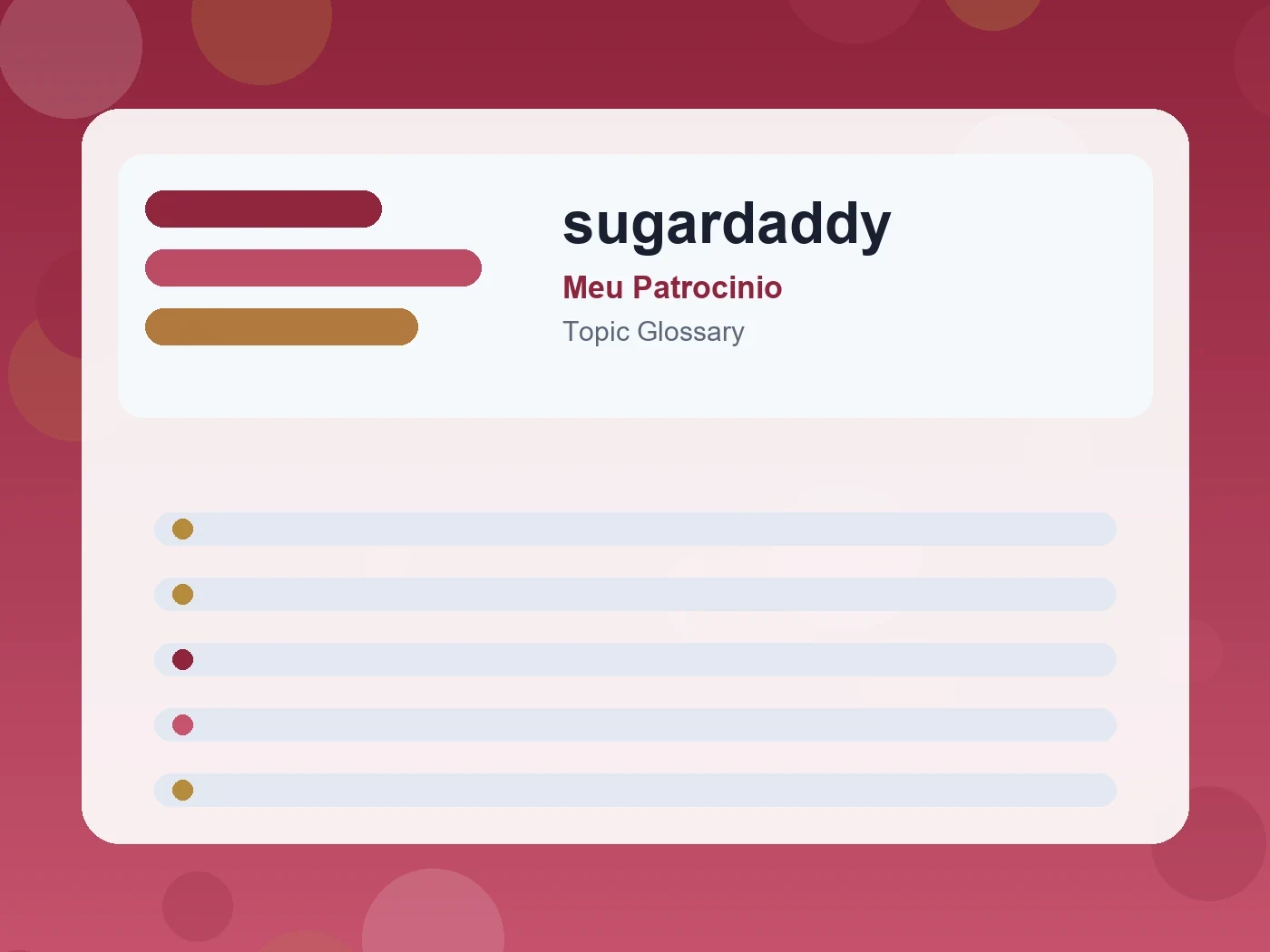 Meu Patrocinio sugardaddy guide visual
